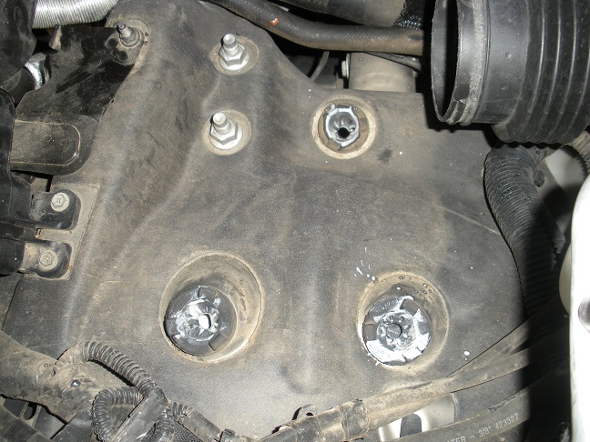 Timing belt change on jeep.