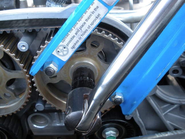 Timing belt change on jeep.