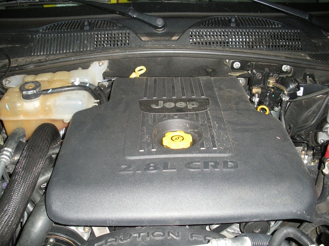 Timing belt change on jeep.
